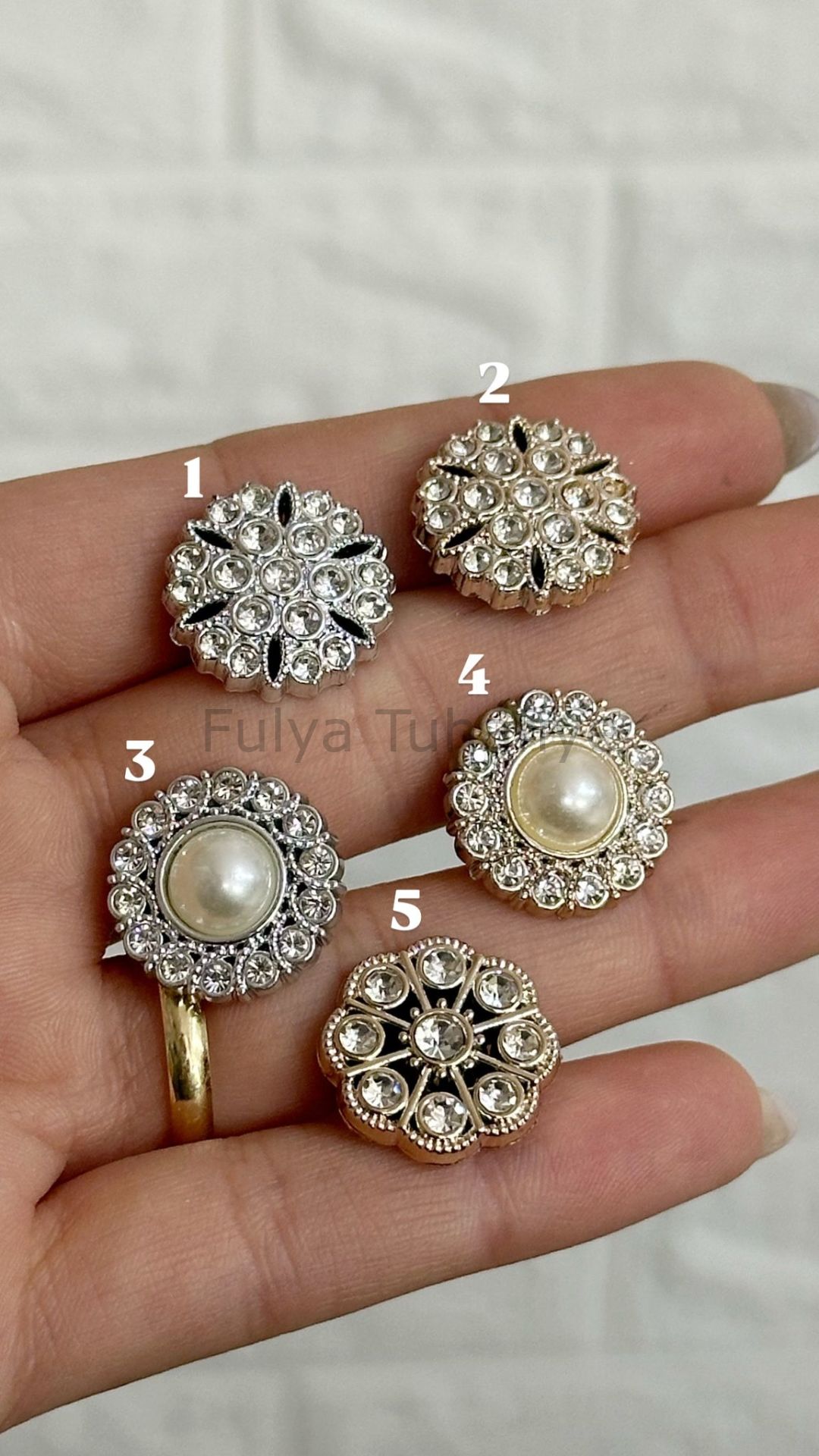 Işıltı Plastik Düğme 1.8 cm