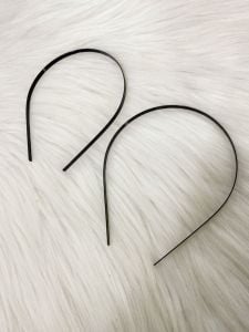 Metal 5 mm Taç Siyah