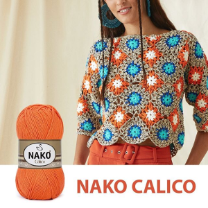 Nako Calico 2209 kırmızı