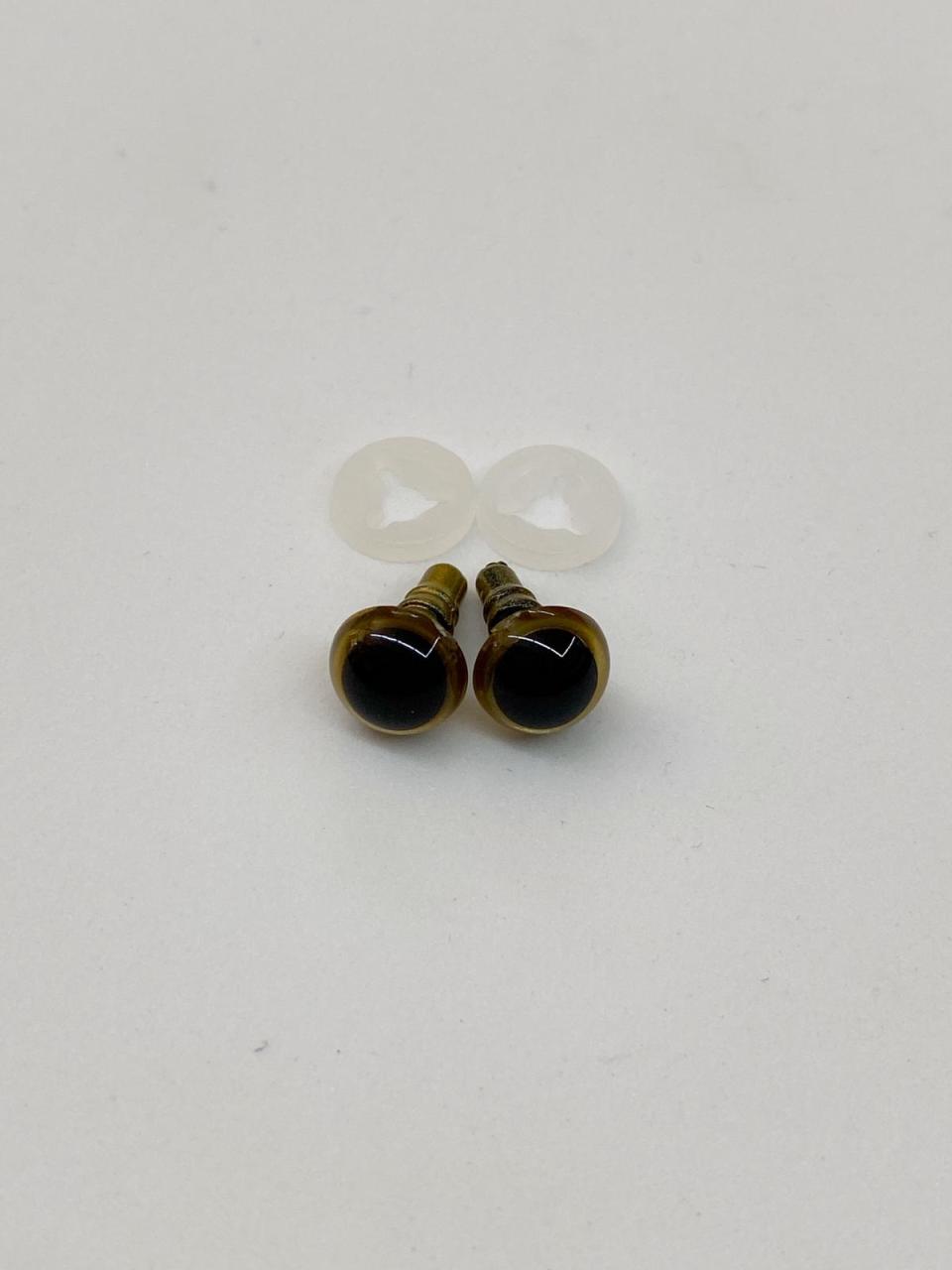 8 mm Renkli İthal Amigurumi Gözler Bal Rengi
