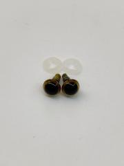 8 mm Renkli İthal Amigurumi Gözler Bal Rengi