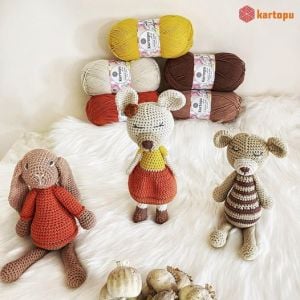 Kartopu Cotton Love K354 TEN RENGİ