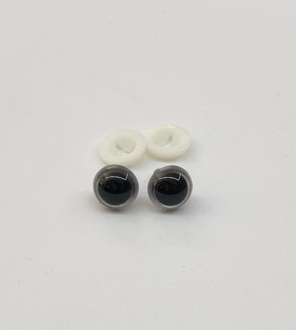 12 mm Renkli İthal Amigurumi Göz Gri