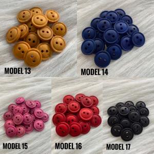 Çift Delik Eskitme Görünüm 1,5 cm Bebe Düğme