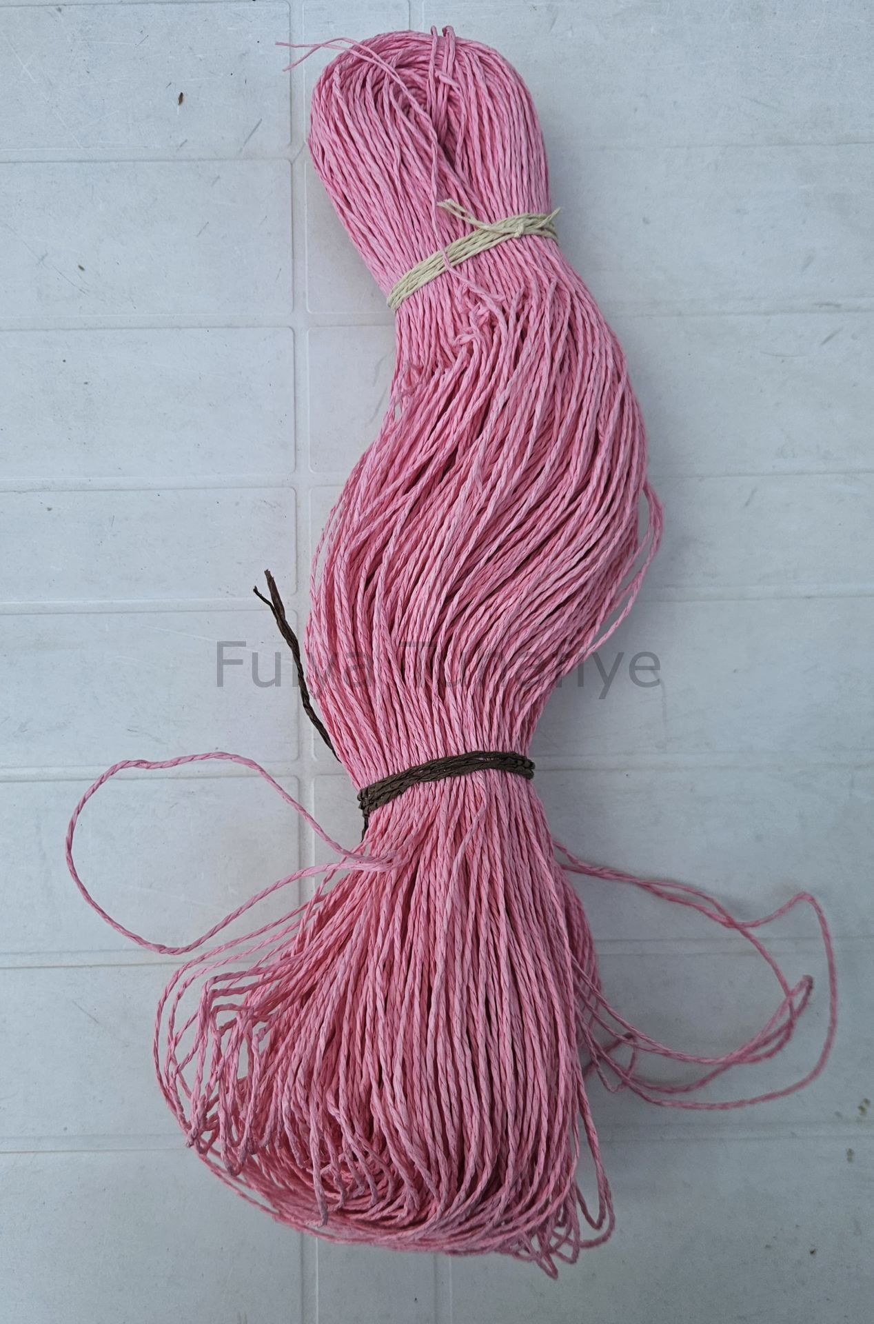 Çile Kağıt İp  Pembe (gram seçenekli)