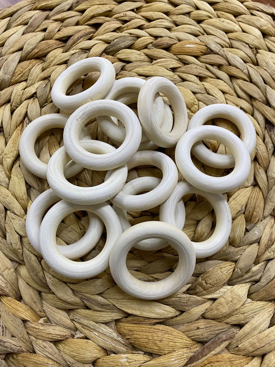 Ahşap Yuvarlak Halka 50 mm