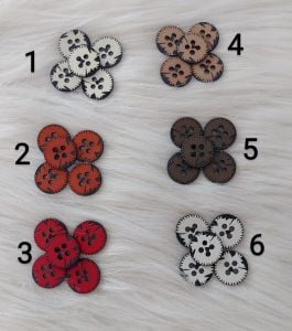 Polyester Eskitme Düğme (2,20 cm)