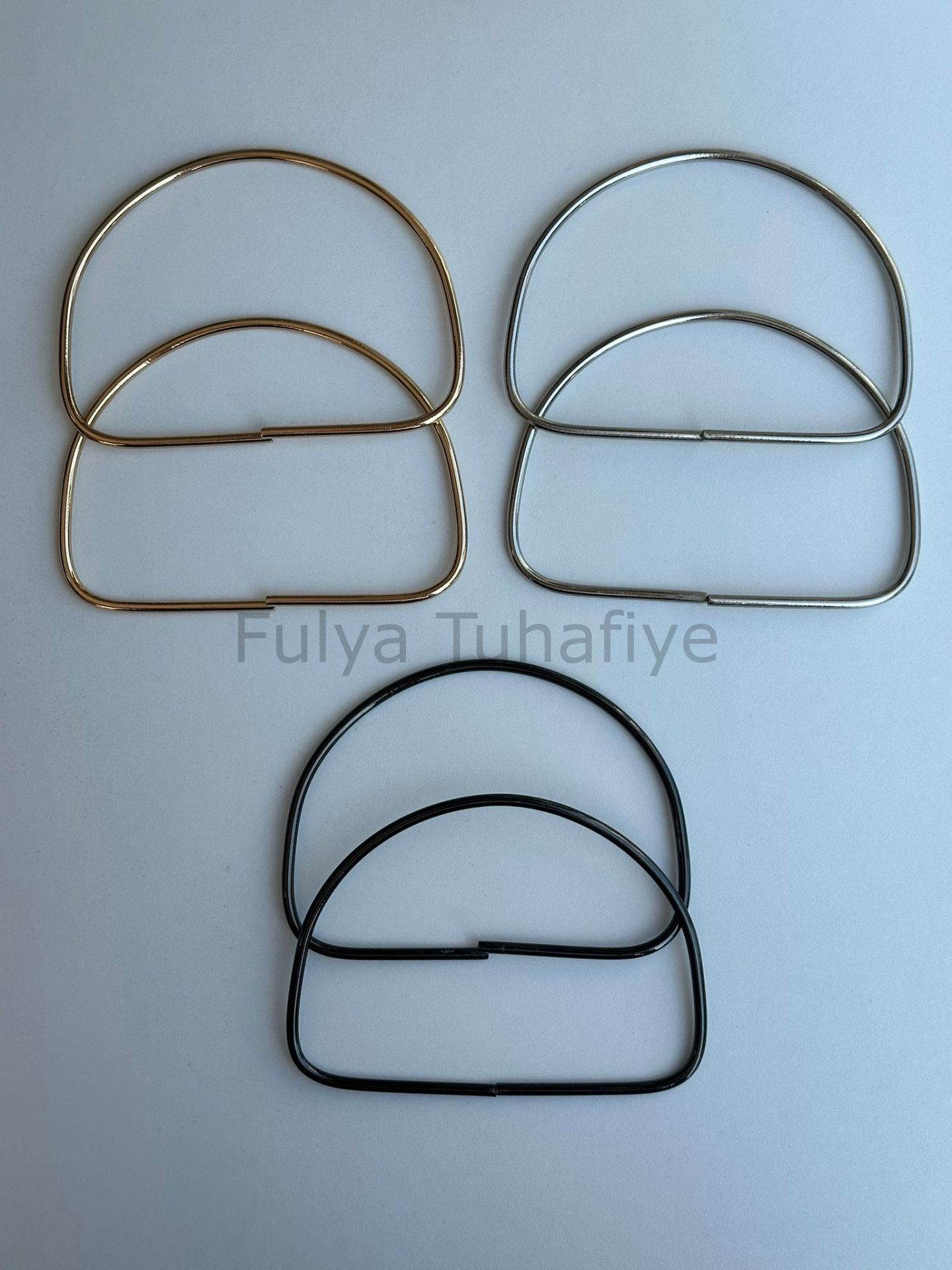 Metal Çanta Sapı D Şeklinde