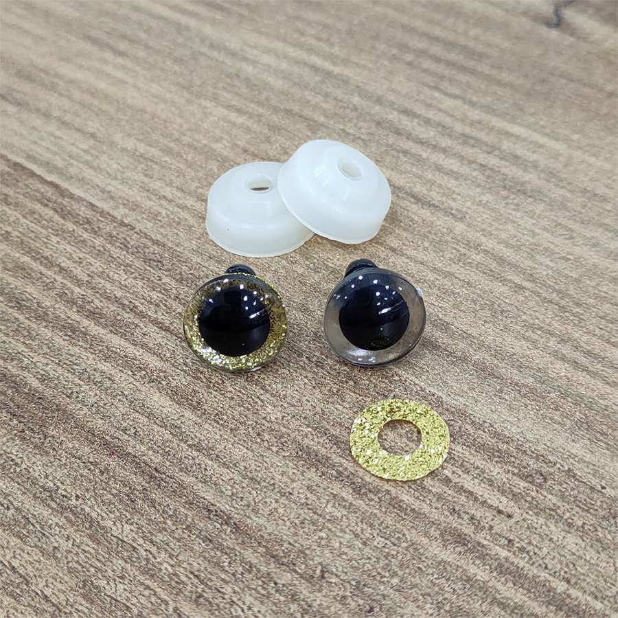14 mm Simli Gold Renk Göz