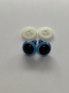12 mm Renkli İthal Amigurumi Göz Soft Mavi
