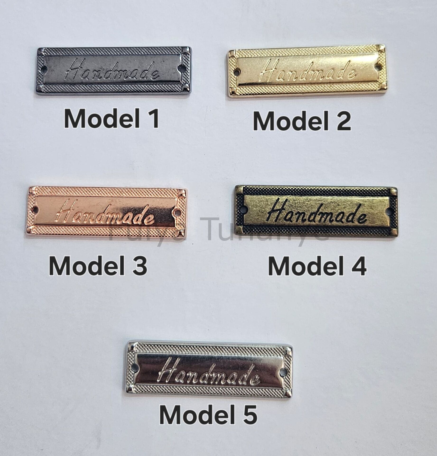 Metal Handmade Etiket