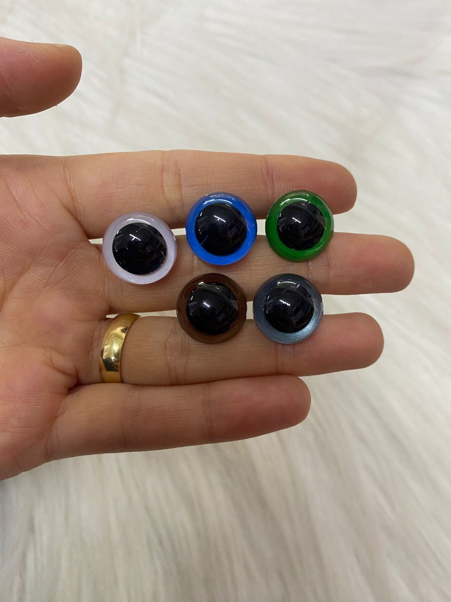 16 mm Renkli İthal Amigurumi Göz