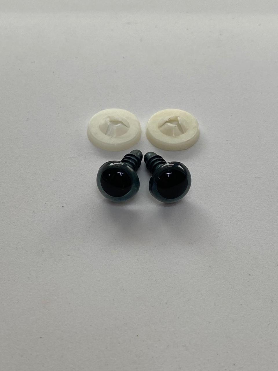 10 mm Renkli İthal Amigurumi Göz Antrasit (Amour)