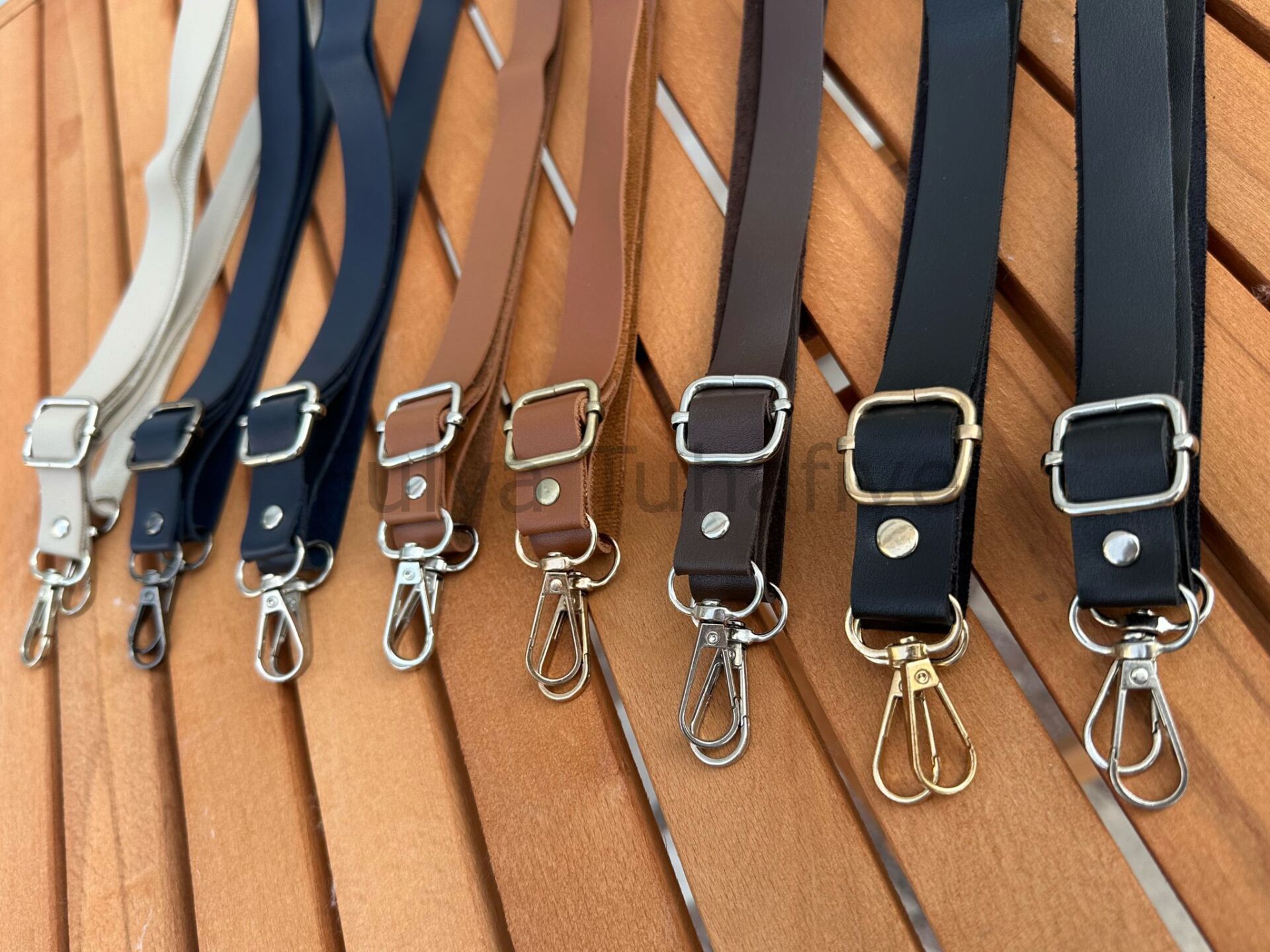 Ayarlanabilir Deri Çanta Sapı 2x120 cm