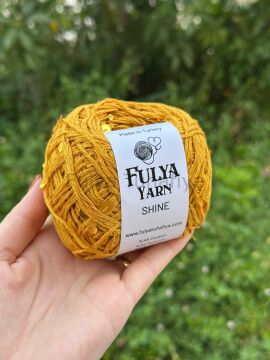 Fulya Yarn Shine Pullu İp Hardal