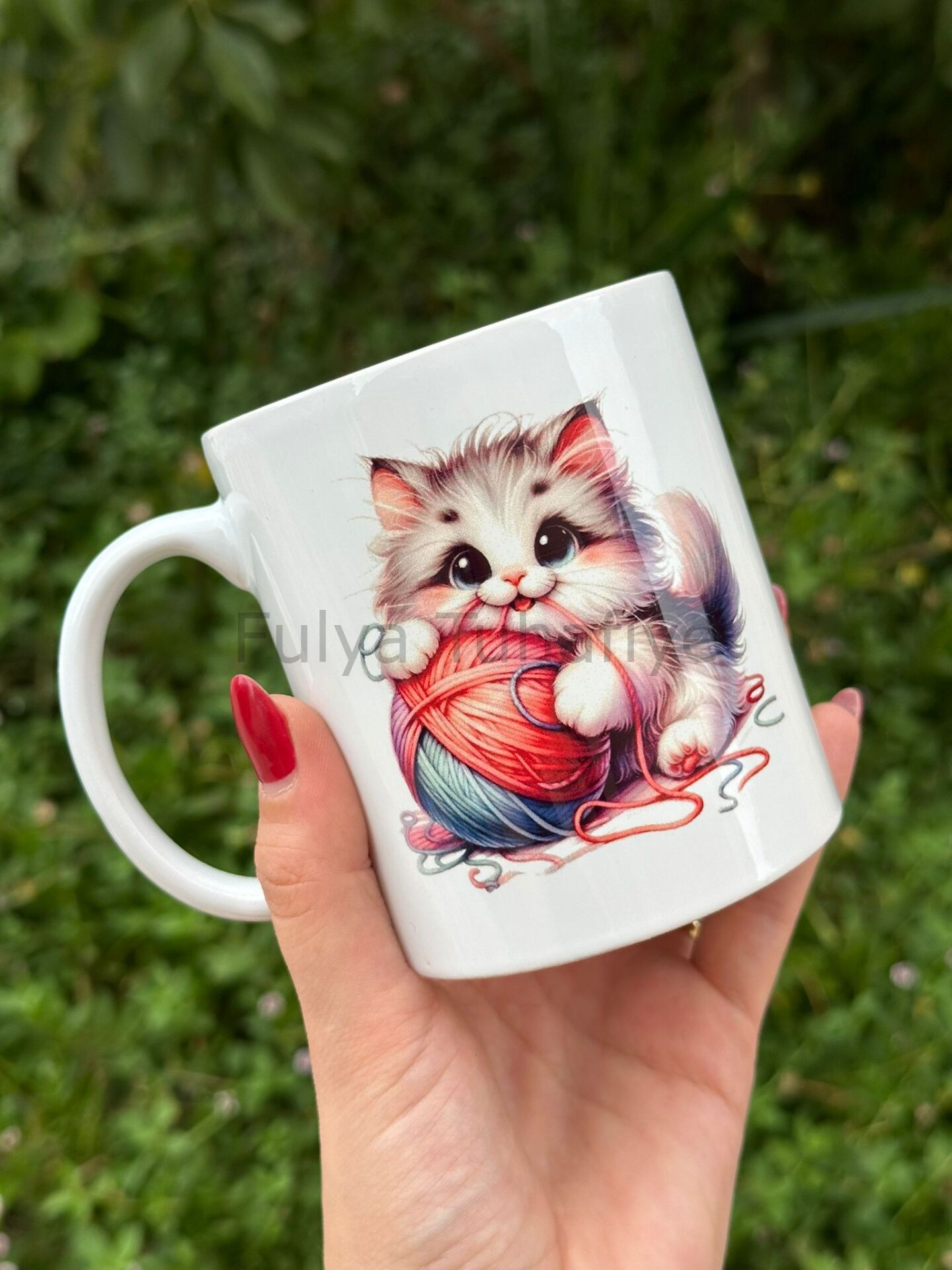 Örgücü Hayvanlar Nescafe Kupası Kedi 1