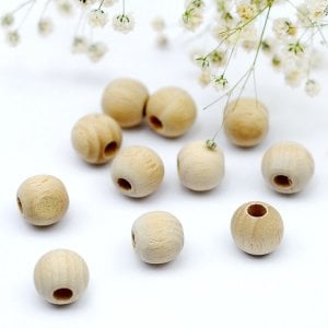 14 mm 25'li Ahşap Boncuk Paket