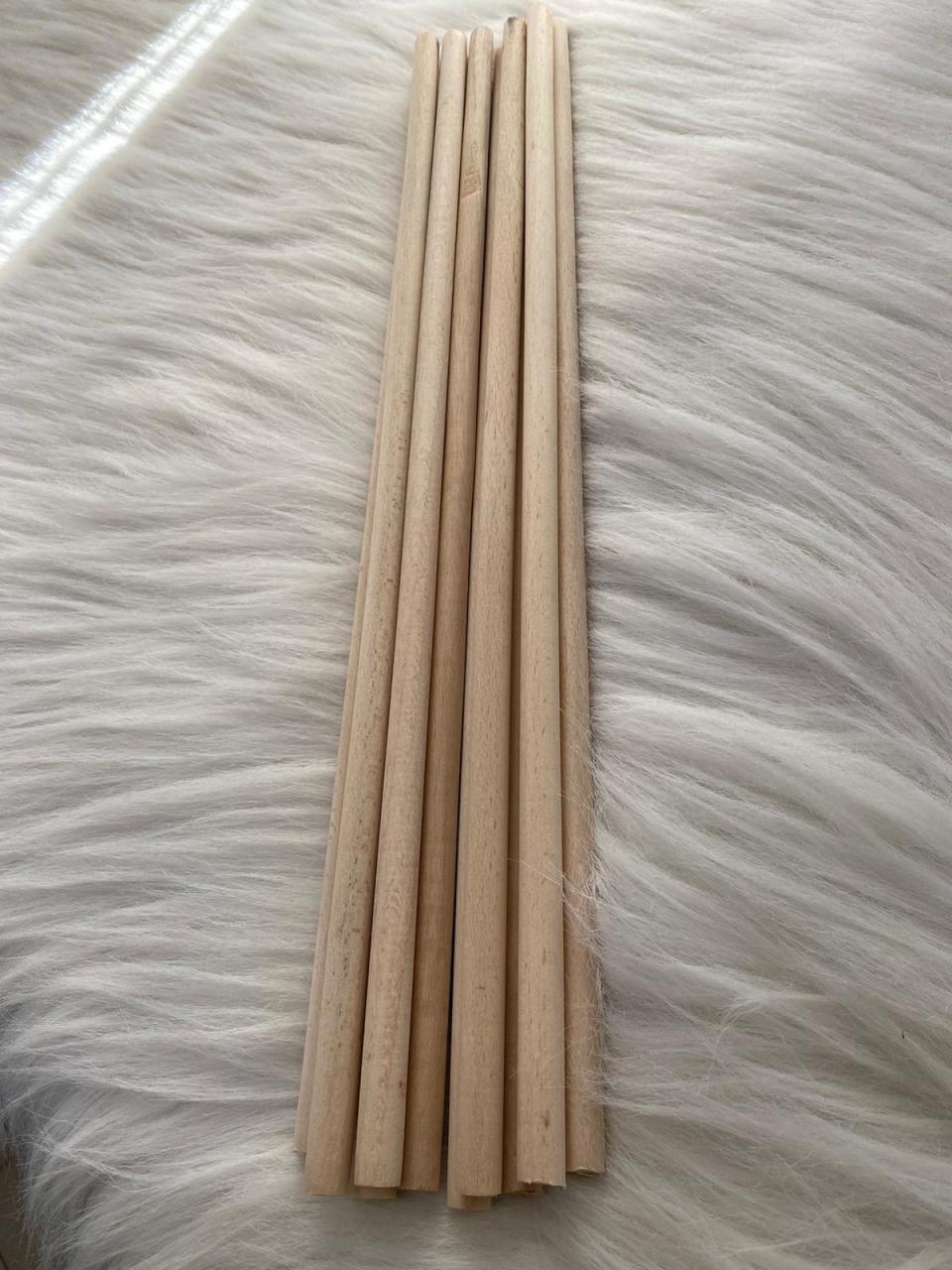 12 mm 50 cm Ahşap Çubuk