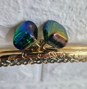 Kristal Taşlı Oval Çanta Klipsi 20 cm