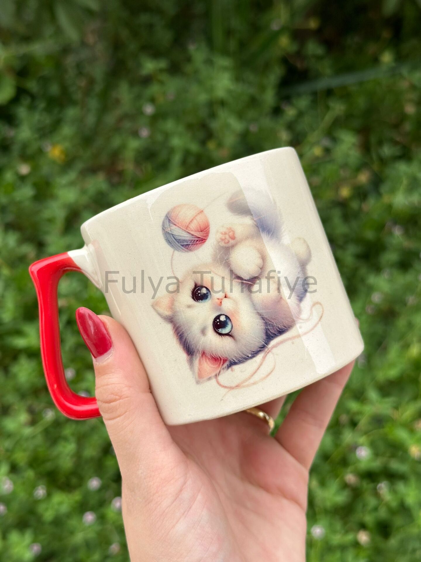 Örgücü Hayvanlar Espresso Kupası Kedi 2