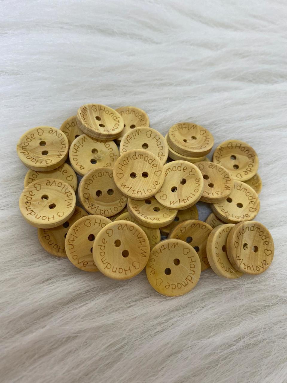 Yerli Üretim Ham Handmade Düğme (1.70 cm)