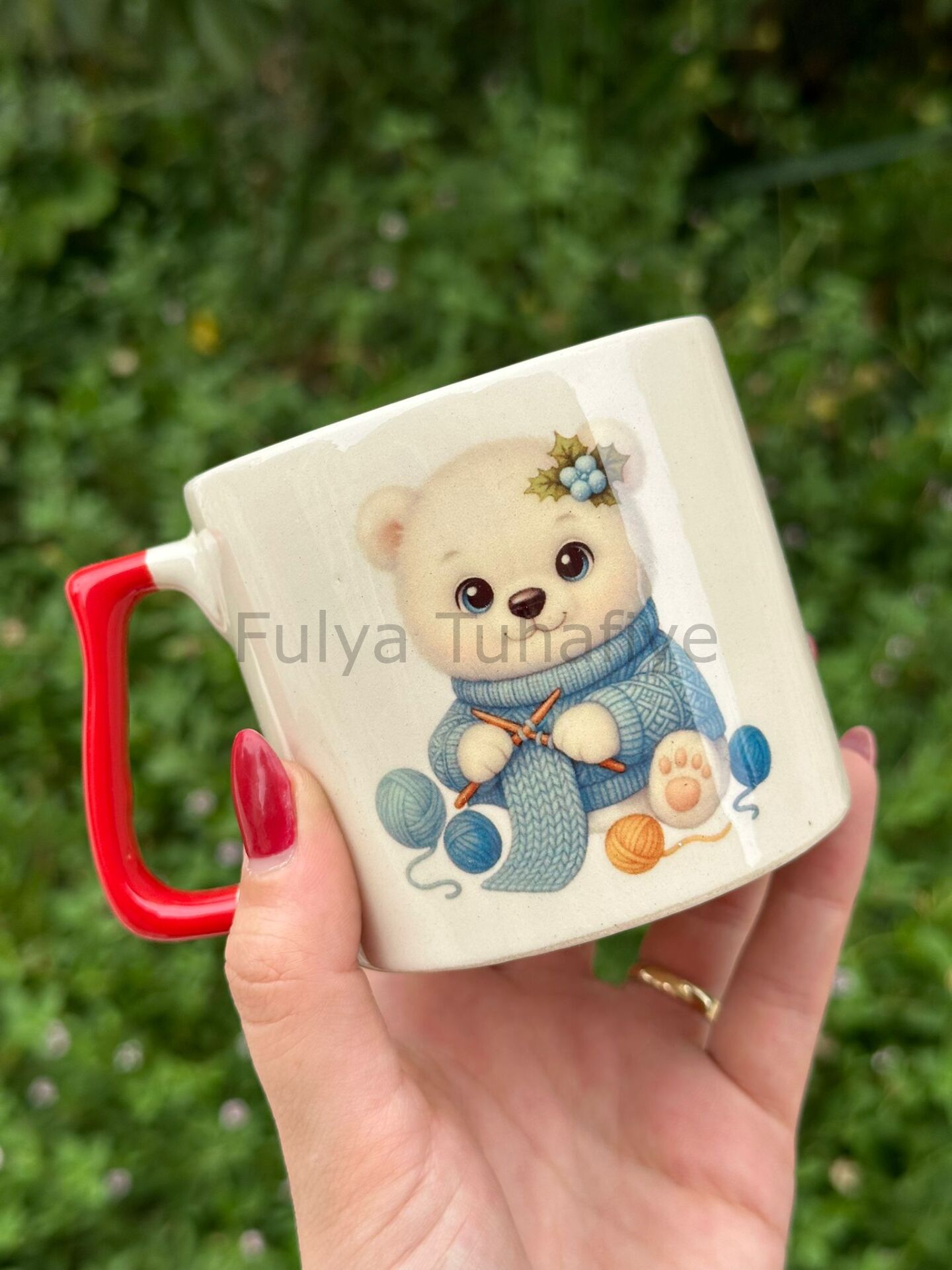 Örgücü Hayvanlar Espresso Kupası Ayı