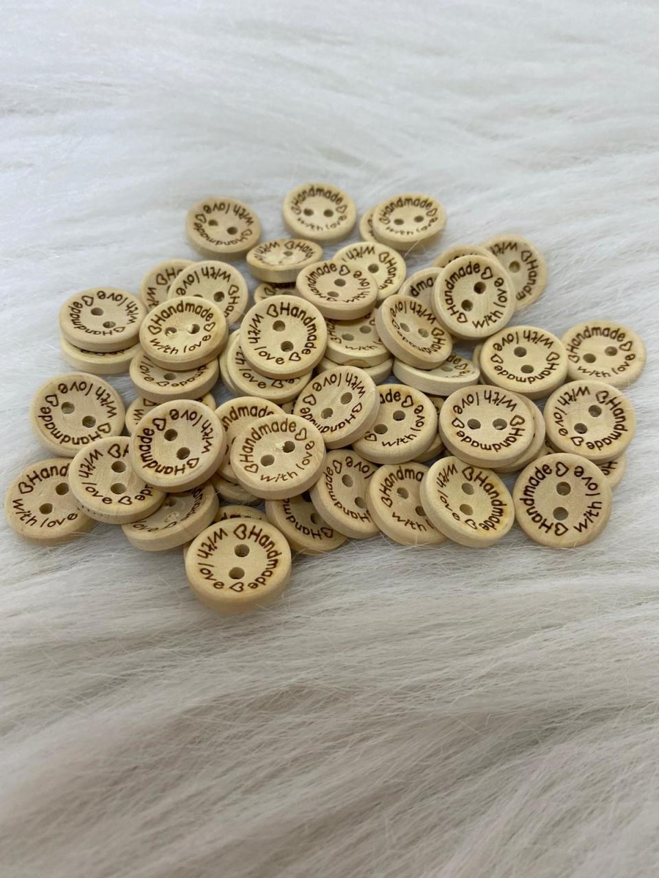 İthal Handmade Düğme (Boyut Seçenekli) 1 cm