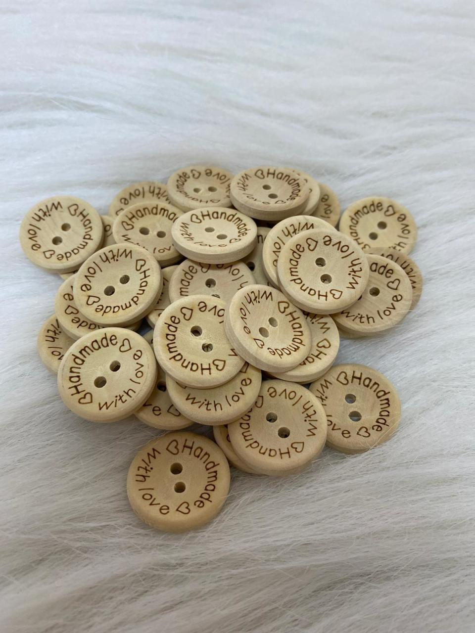 İthal Handmade Düğme (Boyut Seçenekli) 2 cm