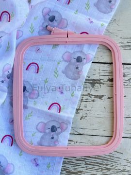 Nurge Plastik Pembe Kare Kasnak