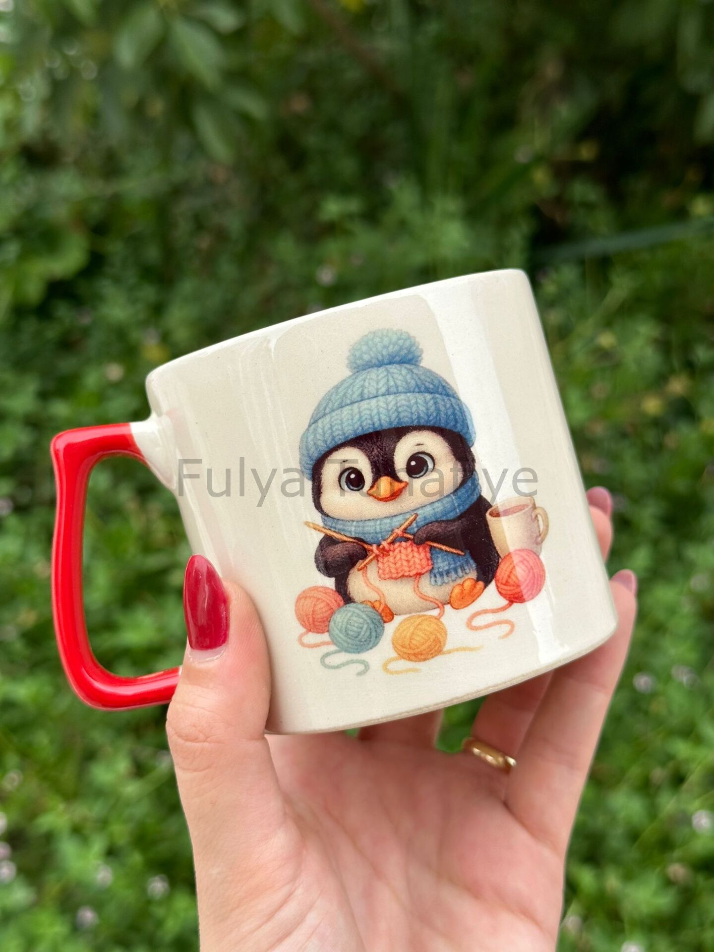 Örgücü Hayvanlar Espresso Kupası Penguen