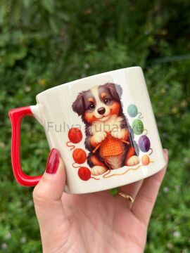 Örgücü Hayvanlar Espresso Kupası Köpek 1