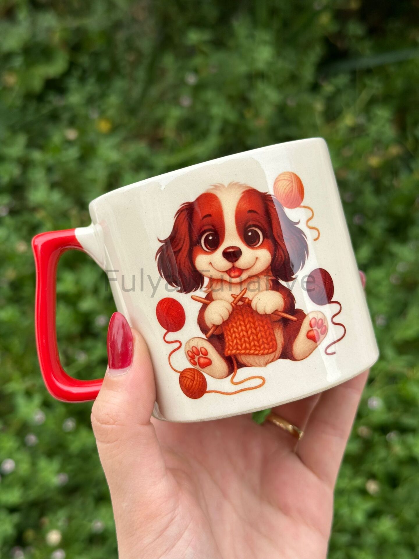 Örgücü Hayvanlar Espresso Kupası Köpek 2