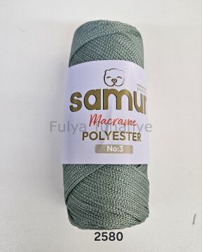 Samur Polyester Makrome 3 mm 2580 Yeşil