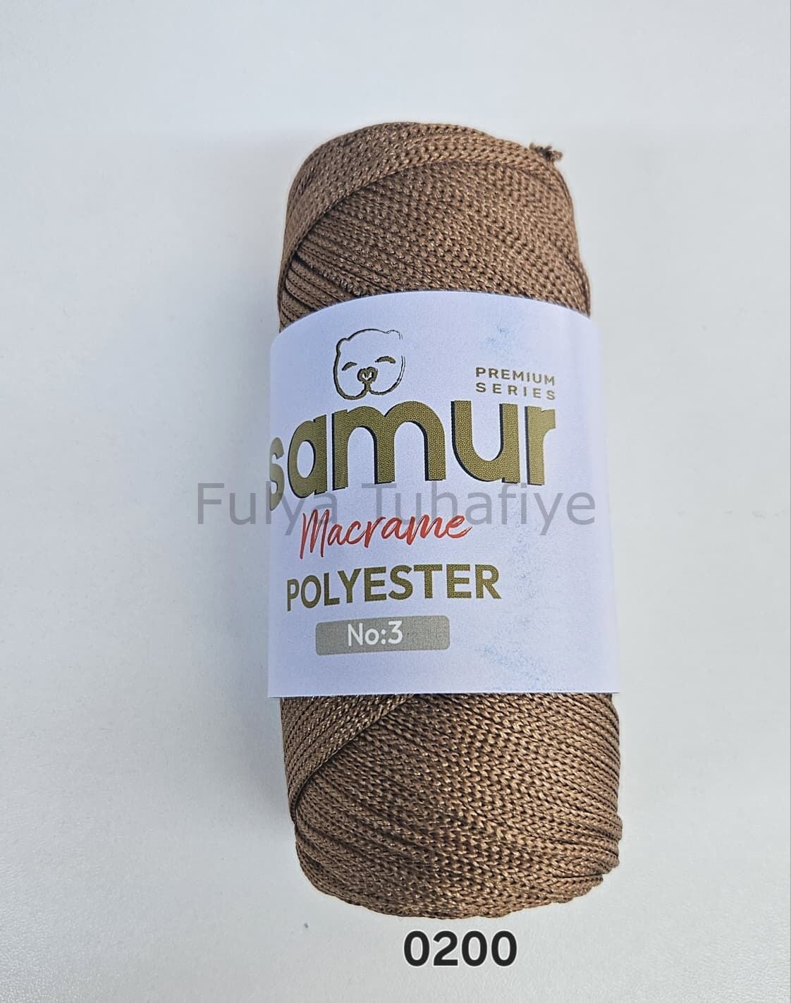 Samur Polyester Makrome 3 mm 0200 Kahve