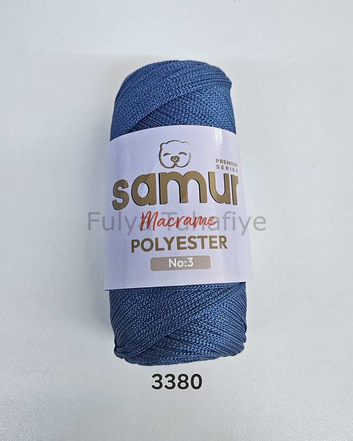Samur Polyester Makrome 3 mm 3380 Mavi