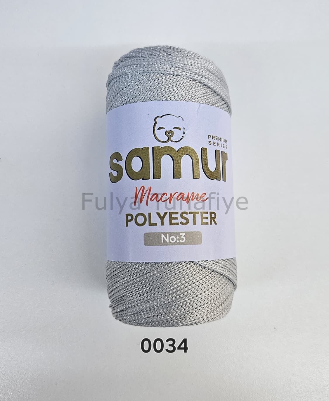 Samur Polyester Makrome 3 mm 0034 Gri