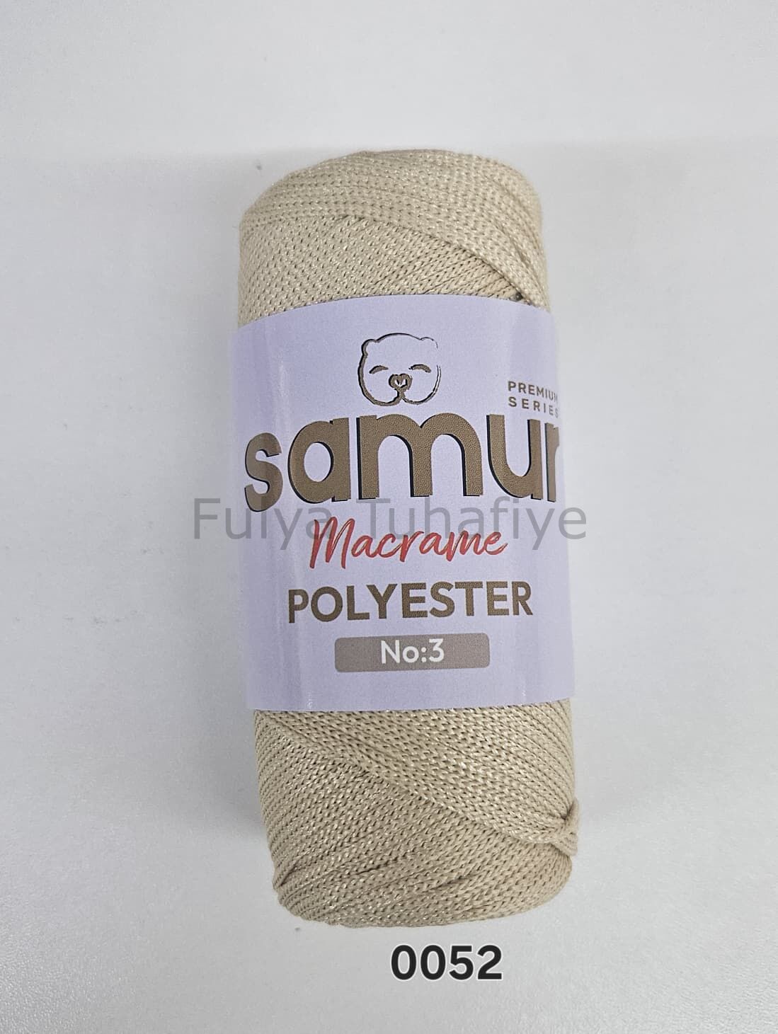 Samur Polyester Makrome 3 mm 0052 Bej