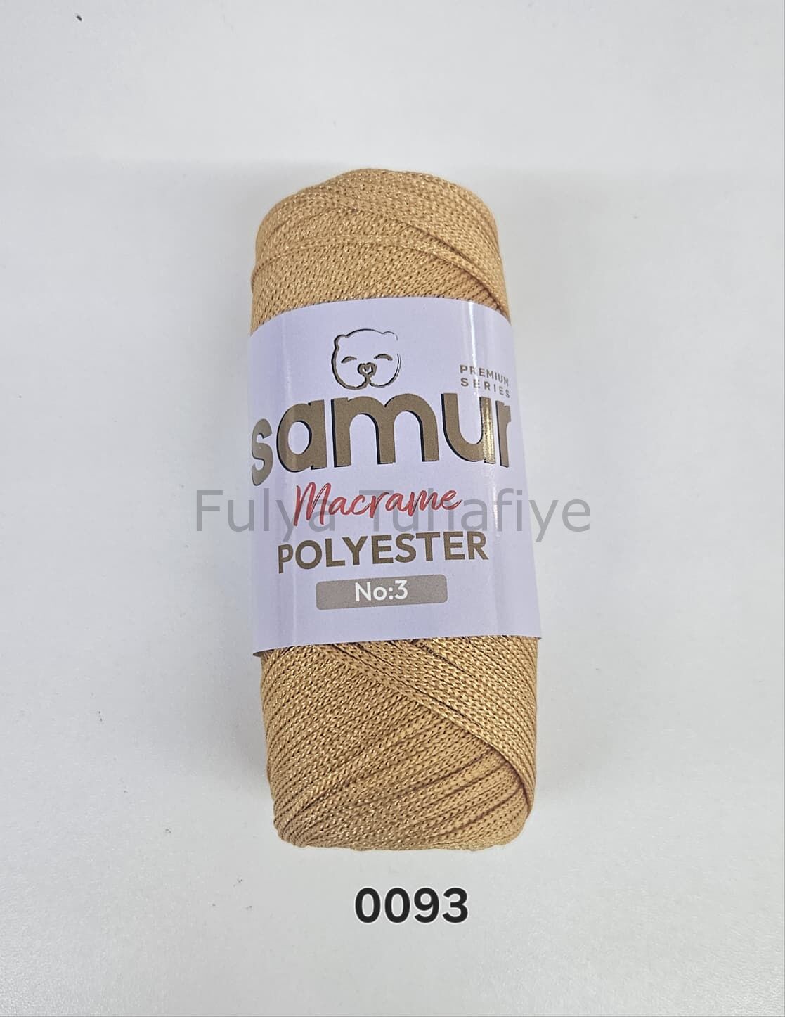 Samur Polyester Makrome 3 mm 0093 Sarı