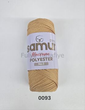 Samur Polyester Makrome 3 mm 0093 Sarı
