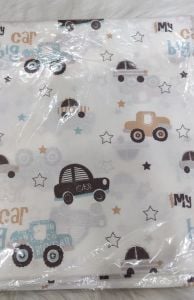 Araba Desenli metrelik poplin kumaş