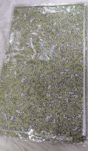Yeşil Çiçekli 50x80 poplin kumaş