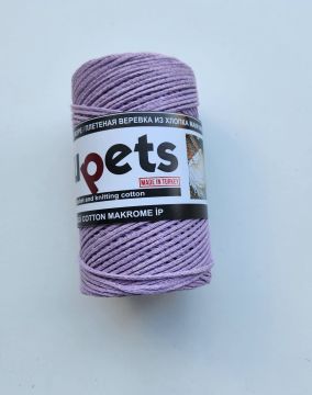 2 mm Pamuklu Makrome Lila