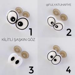 Amigurumi Şaşkın Gözler