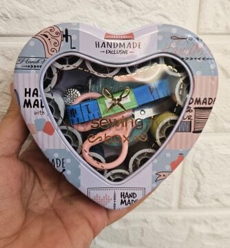 Kalpli Teneke Kutulu Dikiş Seti