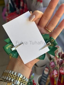 Yılbaşı Temalı Pensli Fiyonk Toka
