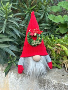 Dekor Gnome Dede Kırmızı Şapkalı