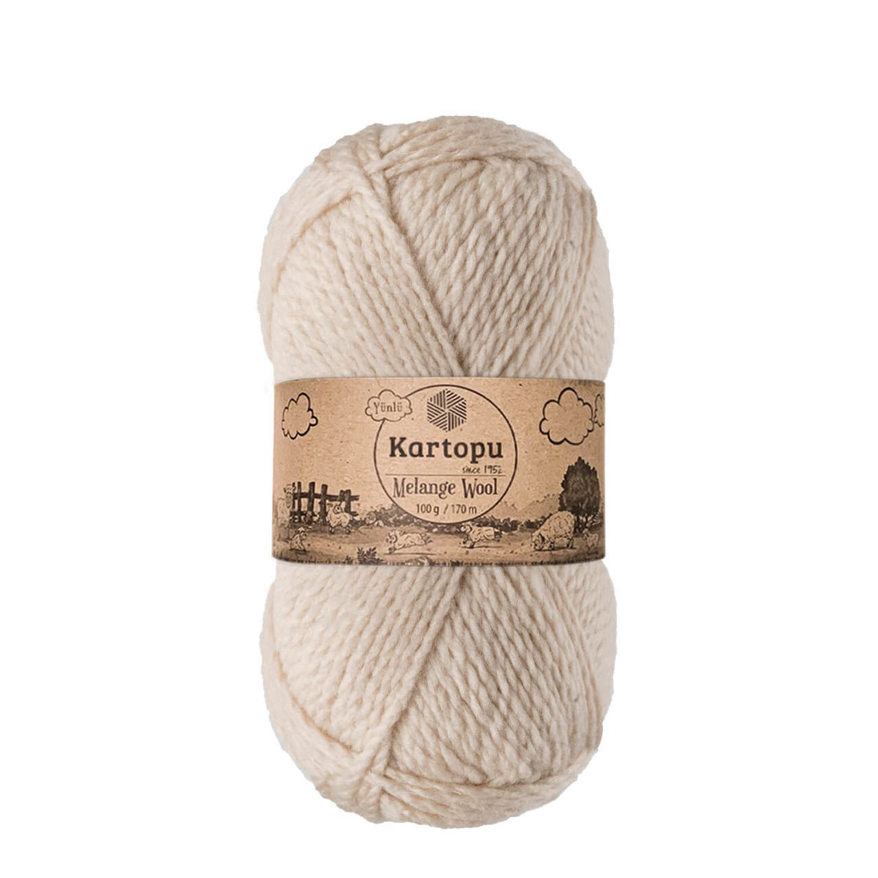 Kartopu Melange Wool K855