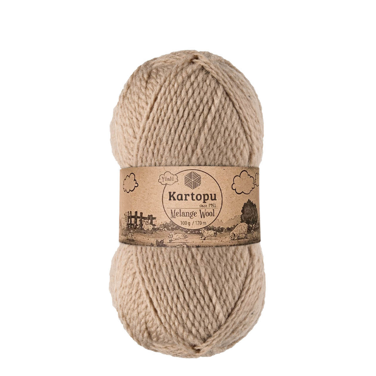 Kartopu Melange Wool K880