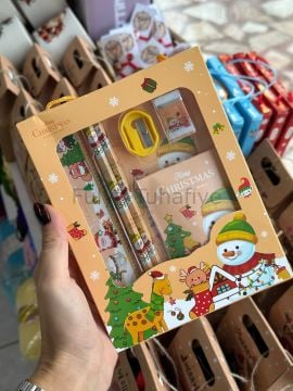 Yılbaşı Çocuk Kırtasiye Seti Sarı