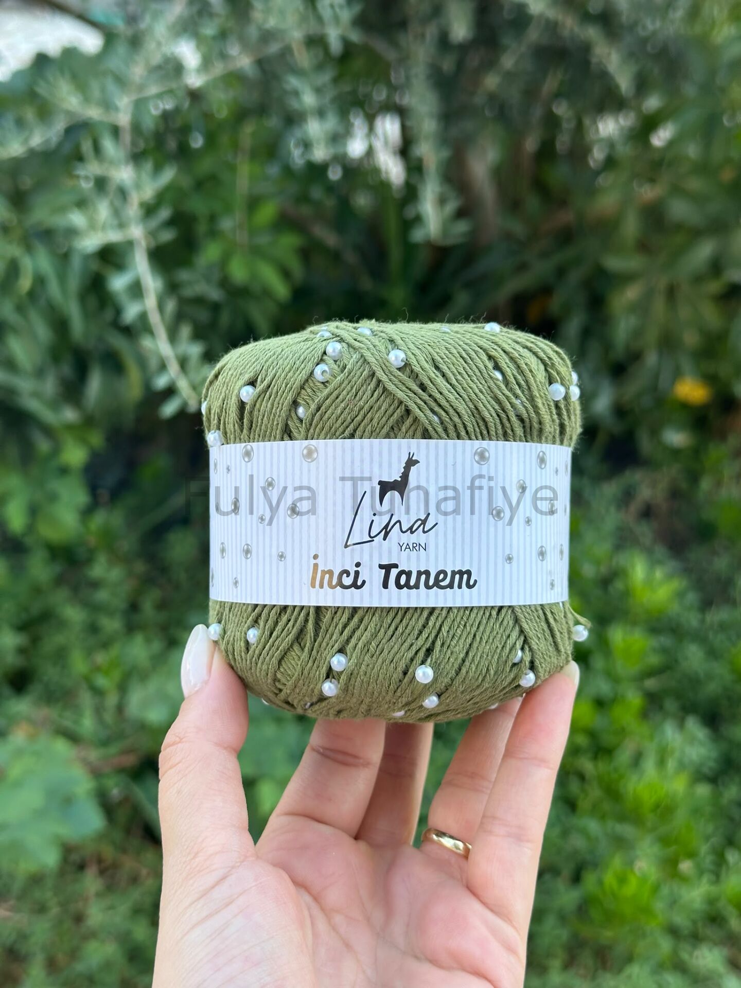 Lina Yarn İnci Tanem 103 Hakiyeşil